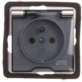Ospel GPH-1GZ/m/18/d, Zilver, IP44, 16 A, 71 mm, 41 mm, 71 mm