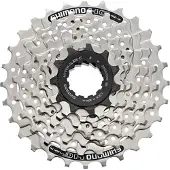 Shimano cassette 7 speed hg41 11-28t zilver (werkplaatsverpakking á 10 stuks)