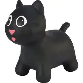 Tootiny Rubberen Skippybal Springdier Black Tootina kitty