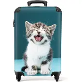 NoBoringSuitcases.com - Handbagage koffer kitten - Kind koffertje - 55x35x25