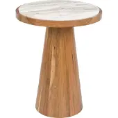 White Label Bijzettafel Mees Brown
