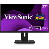 Viewsonic VG2756-4K 27 inch monitor Zwart
