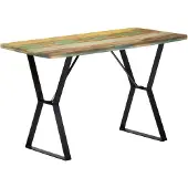 Prolenta Maison Exclusive - Eettafel 120x60x76 cm, massief gerecycled hout