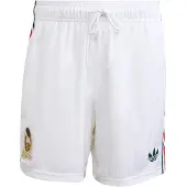 Adidas Sportbroek 'Mexiko Originals' mokka / donkergroen / rood / wit