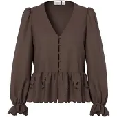 Pieces Blouse 'PCFeluca' chocoladebruin