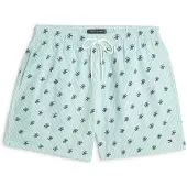Tommy Hilfiger Underwear Zwemshorts 'ITHACA' navy / mintgroen / wit