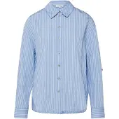 s.Oliver Blouse lichtblauw / wit