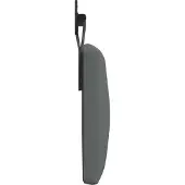 vidaXL Hangend hoofdbord Donkergrijs Stof