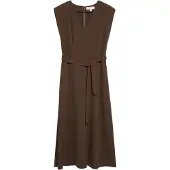 Comma Jurk chocoladebruin