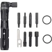Wolf Tooth Geïntegreerde EnCase System Hex Bit Wrench Multi-Tool (14 functies) Zwart