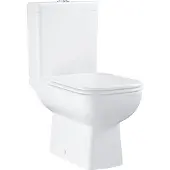 GROHE Start Edge - Toilet combiset met reservoir en Softclose toiletzitting, Rimless, alpine wit 39814000