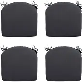 Madison zitkussen basic black ca. 46x48 cm set van 4