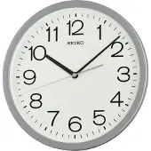 Seiko QXA847N Wandklok, quartz, lichtgrijs, goed leesbaar