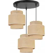 Light11 HOME Hanglamp, plafondlamp, lampenkap, boho-stijl, jute