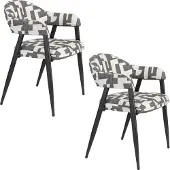 Dutchbone eetkamerstoel Miyo (set van 2)