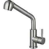OEM Keukenmengkraan, uittrekbare sproeikop, draaibaar ontwerp, modelnummer 04001NB