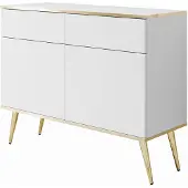 Lookway Twee-deurs dressoir OXFORD KSZ107 met lades, wit