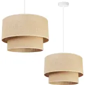 Light11 HOME Hanglamp, plafondlamp, lampenkap 40 cm, model "Kuchen"