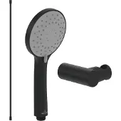 Villeroy & Boch Universal Showers handdoucheset 3-in-1, matzwart