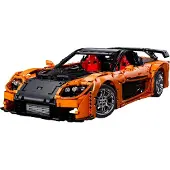 Cada Mazda Rx 7 Escala 1:18 Construction Game 3305 Pieces Oranje Kinderen
