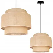 Light11 HOME Hanglamp, plafondlamp, lampenkap, boho-stijl, jute