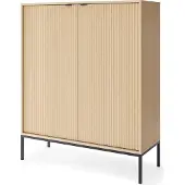 3Xeliving Kommode, eikenhout Vicenza, 104 x 125 x 39 cm