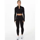Divina Sportjas 'Valens' zwart / natuurwit