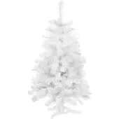 Springos Kunstkerstboom - - Wit - 120 cm - Compact - Duurzaam - Decoratief