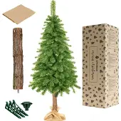 Springos Kunstkerstboom | Green Fir Op Stam | 220 cm | Zonder Verlichting