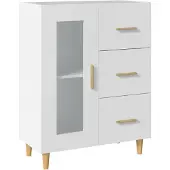Syfax Dressoir 69,5x34x90 cm bewerkt hout wit
