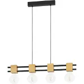 Eglo Strakke hanglamp Levantara 4-lichts