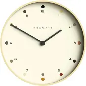 Newgate Mr Clarke Dot Wand Klok - Light Plywood