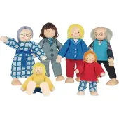 Goki Buigpopje - Stadsgezin - H9-11Cm - Set Van 6 - 3 Jaar