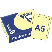 Clairefontaine Gekleurd papier Geel 80 grams A5 (500 vel)