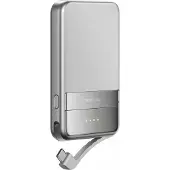 EcoFlow Rapid 5000 Powerbank 5000 mAh Magsafe, Qi Wireless Charging Li-ion USB-C, Wireless Charging Zilver