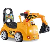 Lisciani - Carotina Baby - Ride on Bulldozer met puzzel