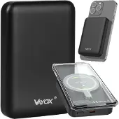 Vayox Powerbank VA0342 | 10000 mAh | USB-C / USB-C + MagSafe | Zwart