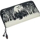 Syal Sp. zo.o. - Gothic Portemonnee - Woodland - voor Vrouwen - zwart-wit - Maat Standard