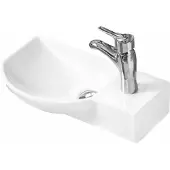 Mexen Hugo opbouw wastafel links 45 x 24 cm, wit - 21254500L
