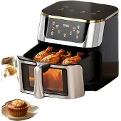 OEM Heetluchtfriteuse/oven, 12 liter capaciteit, LED-touchscreen, 12 liter