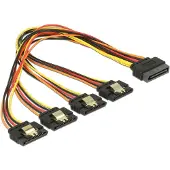 DeLOCK SATA Stromadapter 4x SATA, gerade