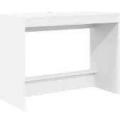 vidaXL Bedtafel, wit, houtvezel, 100 x 45 x 75 cm