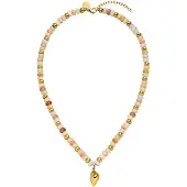 Purelei Ketting 'Seafoam' crème / nude / goud