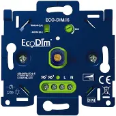 EcoDim Led dimmer inbouw 0-300W | Fase aan- en afsnijding (RLC) | DIM.16