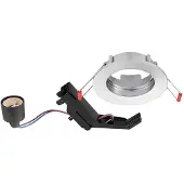 Sylvania Inset Trend 62 Flush GU10 armatuur | Ø 78 mm | IP23 | Nikkel