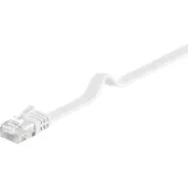 Goobay Wentronic CAT5E Netwerkkabel - RJ45 - Wit - 0.5 m