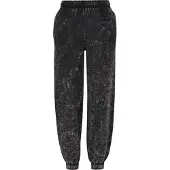 Urban Classics Towel Washed Tracksuit Pants Zwart 5XL Vrouw
