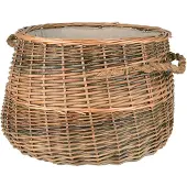 UNUS Wilgenmand groot wasmand haardhoutmand decoratieve Ø 50