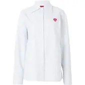 HUGO Blouse 'Erselia' lichtblauw / rood / wit