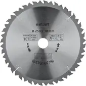 Wolfcraft 6740000 Hardmetaal-cirkelzaagblad 250 x 30 mm Aantal tanden: 24 1 stuk(s)